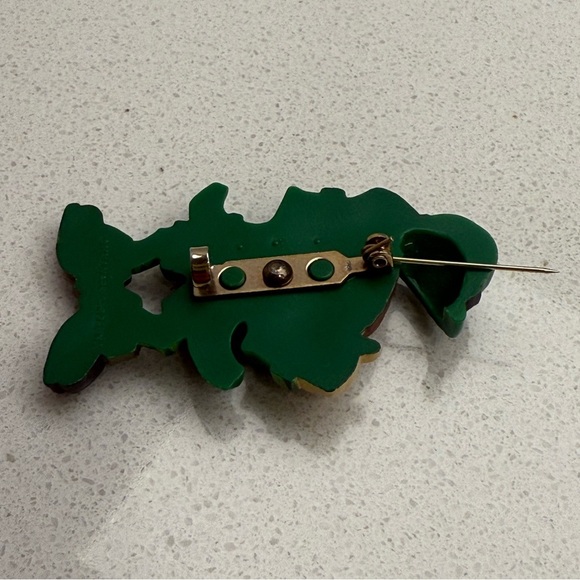 Vintage Leprechaun Brooch Pin 1980s Hallmark St. Patrick's Day - Picture 5 of 6